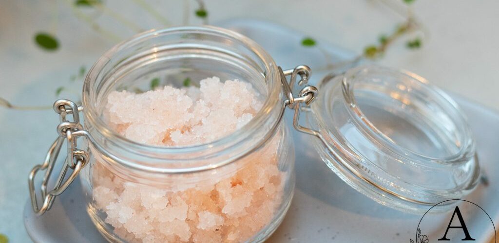 Peeling mit Meersalz