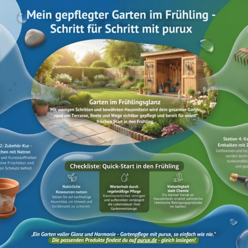 Frühlingsfitter Garten mit Hausmitteln von purux