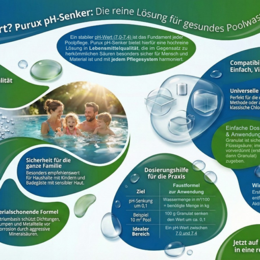ph-senker im Pool